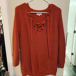 Burnt Orange Sweater! Size M/L